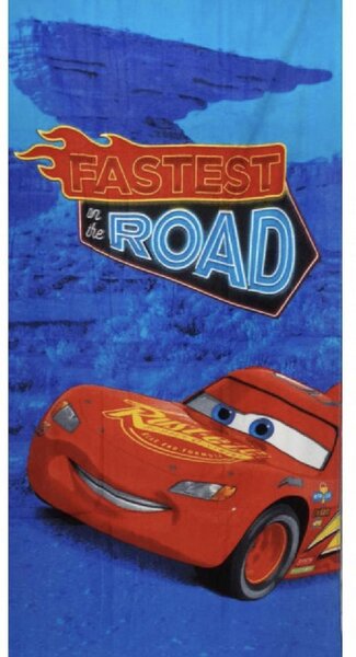 Dětská osuška CARS open road 70X140cm Setino