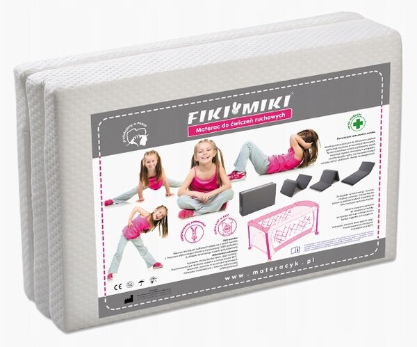Matrace pro pohybové cvičení 60x120 Fiki Miki Bílá