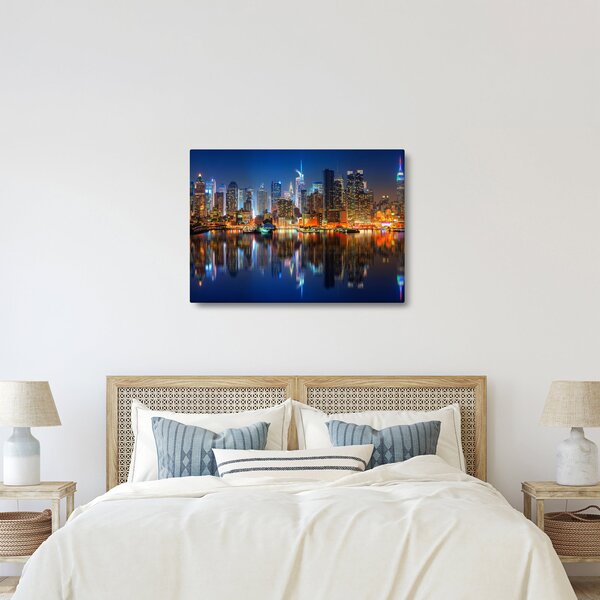 Obraz Manhattanu v noci (70x50 cm)