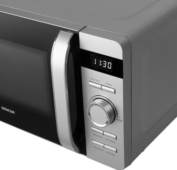 Sencor - Mikrovlnná trouba 800W/230V 17 l stříbrná