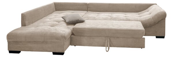 ROHOVÁ SEDAČKA, textil, béžová P & B - Sedací soupravy, Online Only