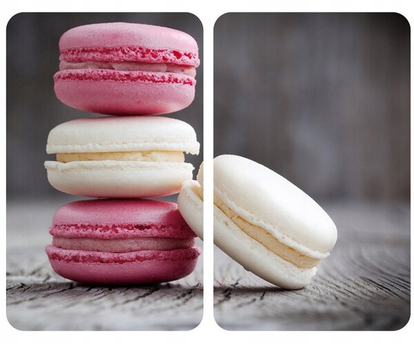 Skleněné ochranné desky na sporák Wenko Macarons 23419 52 x 30 cm 2 ks