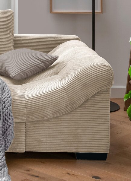 ROHOVÁ SEDAČKA, textil, béžová P & B - Sedací soupravy, Online Only