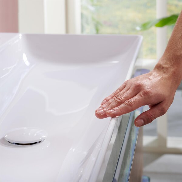 Hansgrohe Xelu Q umyvadlo 60x48 cm obdélníkový klasický-nábytkový bílá lesk 61016450