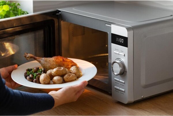Sencor - Mikrovlnná trouba 800W/230V 17 l stříbrná