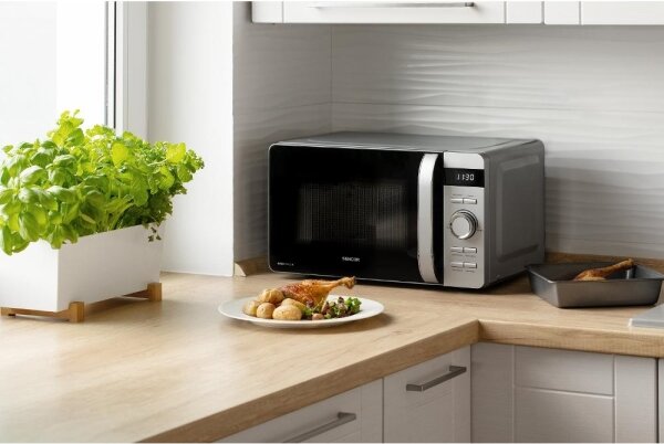 Sencor - Mikrovlnná trouba 800W/230V 17 l stříbrná