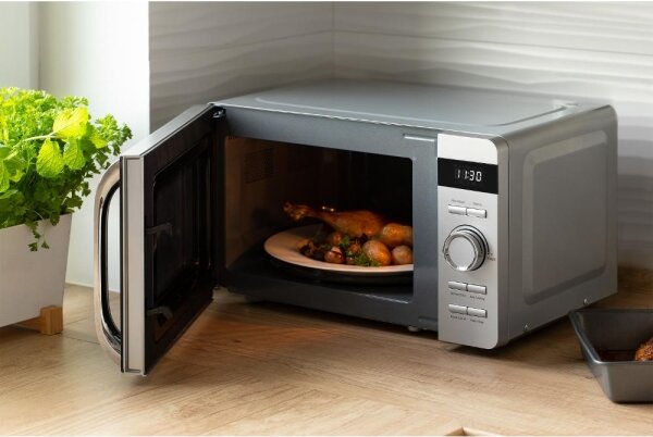 Sencor - Mikrovlnná trouba 800W/230V 17 l stříbrná