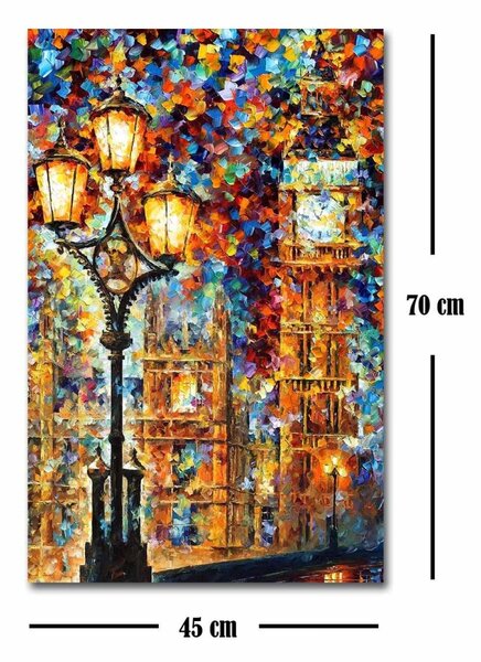 Wallity Reprodukce obrazu Leonid Afremov 074 70 x 45 cm
