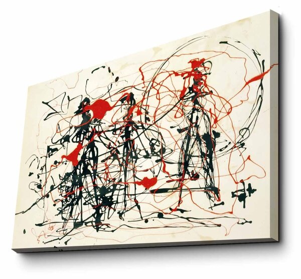 Wallity Reprodukce obrazu Jackson Pollock 070 45 x 70 cm