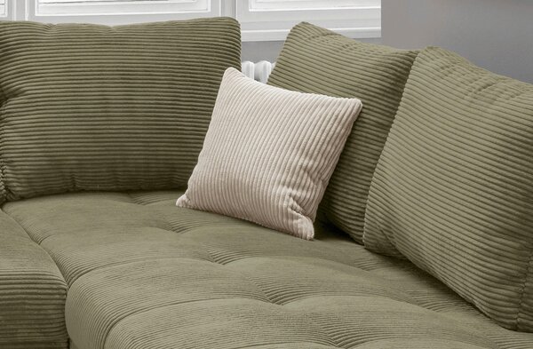 ROHOVÁ SEDAČKA, textil, olivově zelená P & B - Sedací soupravy, Online Only