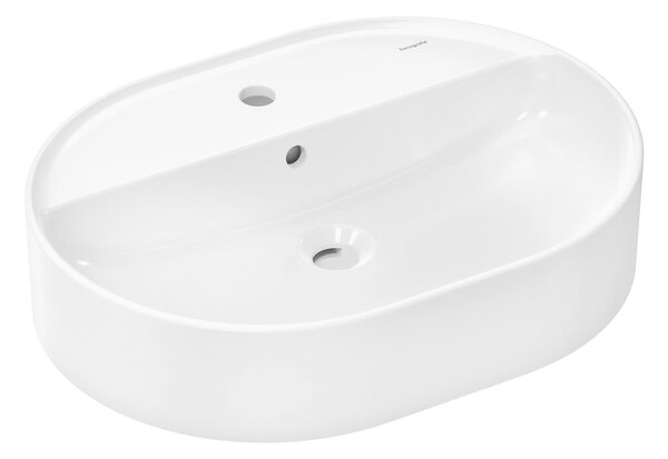 Hansgrohe Xuniva U umyvadlo 60x45 cm oválné na pult bílá matný 61080450