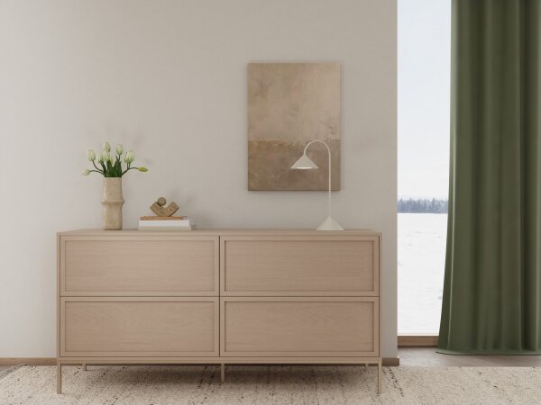 Komoda ALIN 157x40 cm taupe