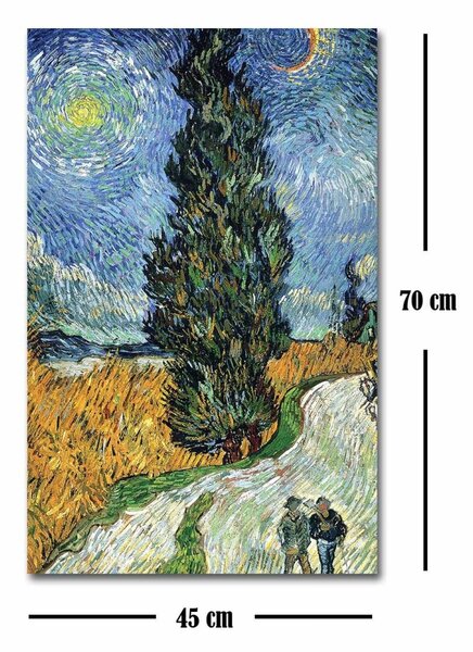 Wallity Reprodukce obrazu Vincent van Gogh 101 45 x 70 cm