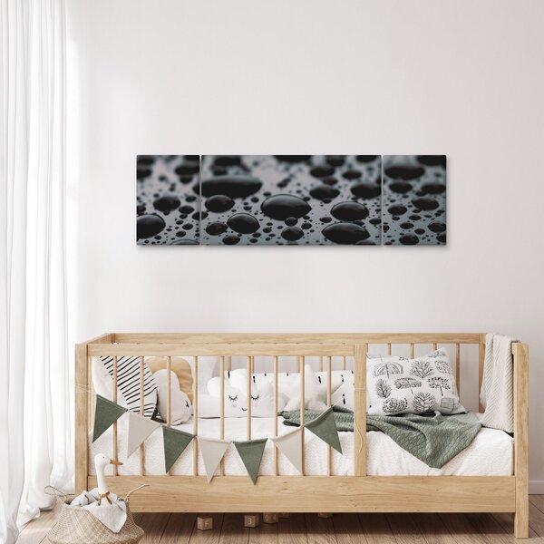 Obraz kapek vody (170x50 cm)