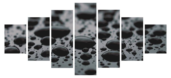 Obraz kapek vody (210x100 cm)