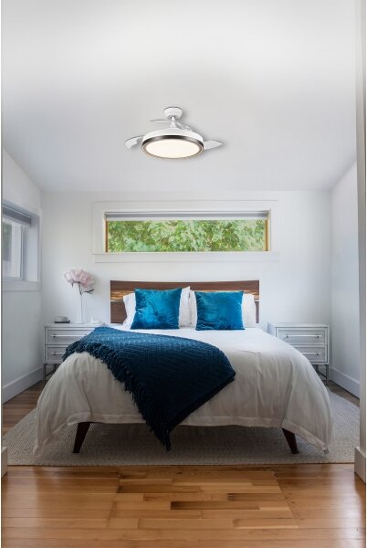 Osram - LED Stropní svítidlo s ventilátorem CEILING FAN LED/66W/230V bílá + DO