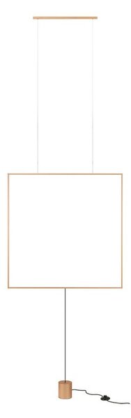 Redo Závěsná nebo stojací LED lampa Slick, š. 817 mm Barva: Černá