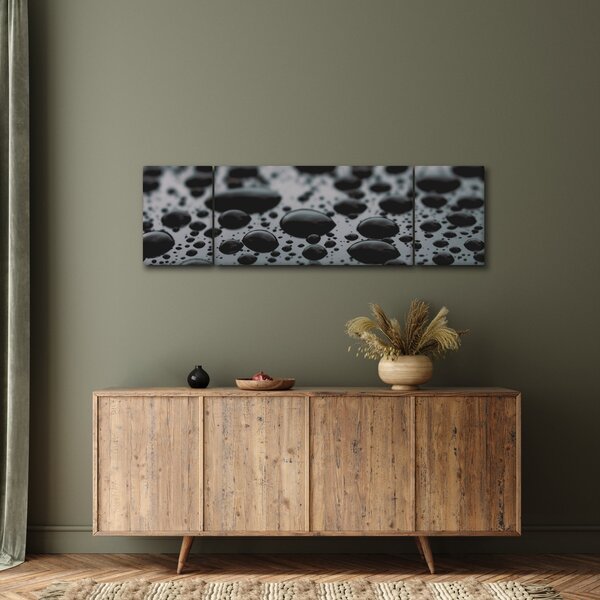 Obraz kapek vody (170x50 cm)