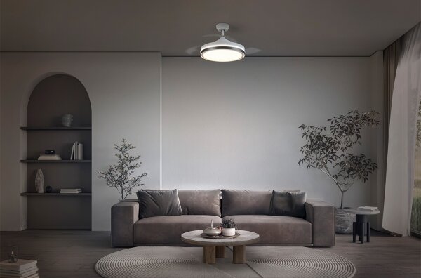 Osram - LED Stropní svítidlo s ventilátorem CEILING FAN LED/66W/230V bílá + DO