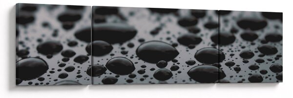 Obraz kapek vody (170x50 cm)