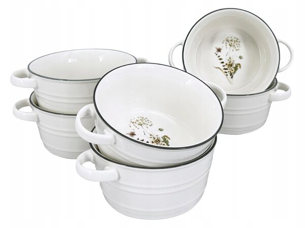 Porcelánová miska kompotová Nostalgie Meadow, 12cm, sada 6 ks