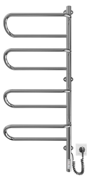 Elekt. otočný sušák na ručníky ELECTRA 120W/230V 102,5x44,5 cm nerez/chrom pravá