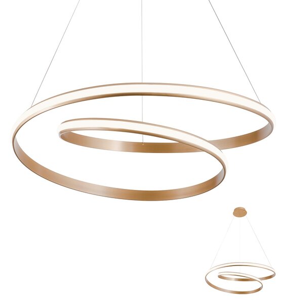 Redo Závěsné LED svítidlo Torsion ø 740 mm, 3000K Barva: Bílá