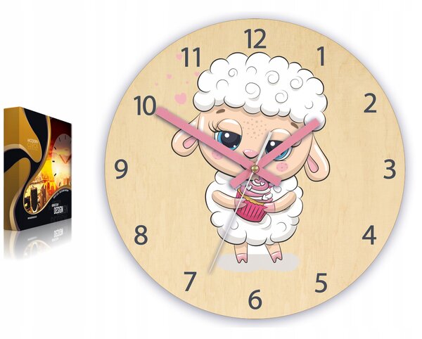 Nástěnné hodiny ModernClock vícebarevné 30 cm