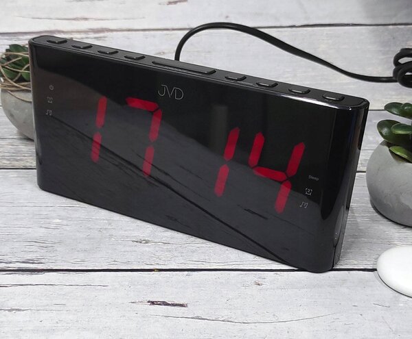 Digitální rádiobudík se dvěma alarmy JVD SB1000.1