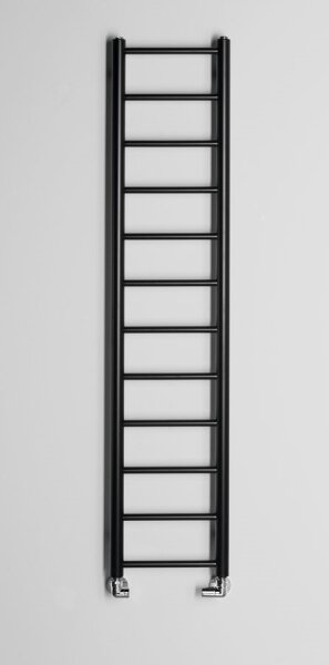 Sapho - Koupelnový radiátor DINA 138x30 cm matná černá