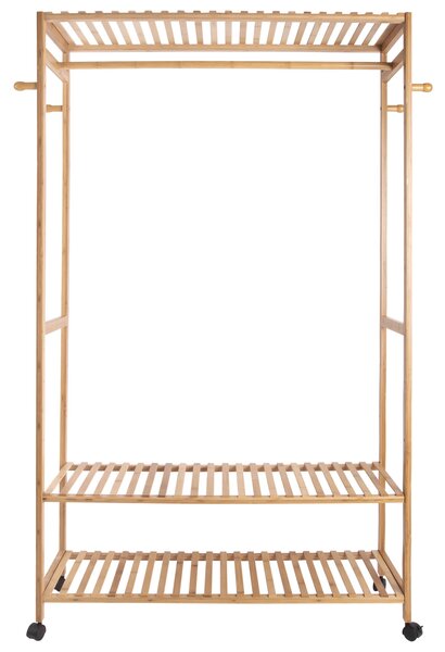 LEITMOTIV Bambusový stojan na oblečení ∅ 35 × 112,5 × 165 cm