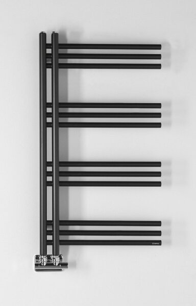 Sapho - Koupelnový radiátor DORLION 90x50 cm matná černá