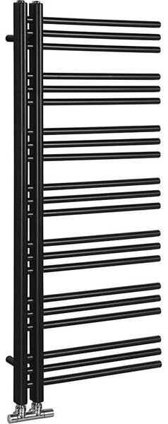 Sapho - Koupelnový radiátor DORLION 400W 50x120x50 cm matná černá