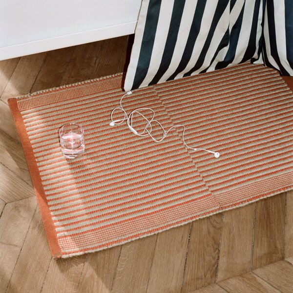 HAY Rohožka Tapis 60x95, White and Lavender