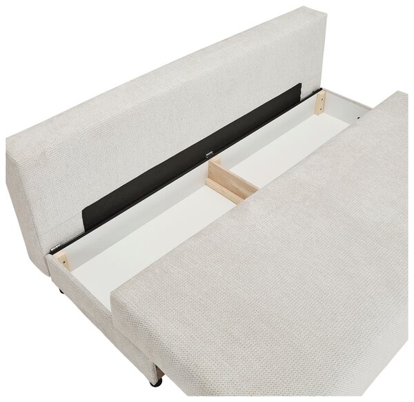 ROZKLÁDACÍ POHOVKA, textil, šedobéžová Carryhome - Rozkládací sedačky