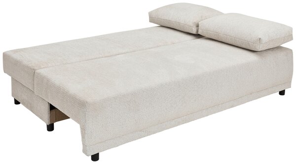 ROZKLÁDACÍ POHOVKA, textil, šedobéžová Carryhome - Rozkládací sedačky