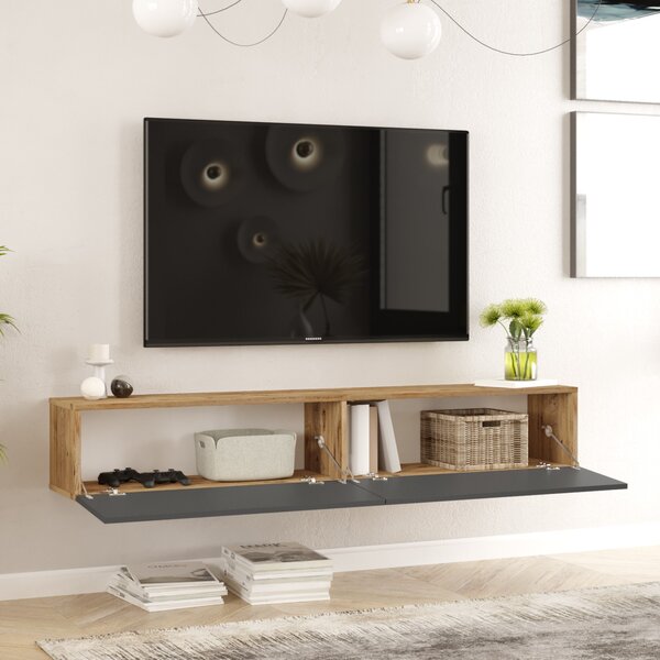 TV stolek/skříňka Freddie 8 (Borovice atlantic + Atracit)