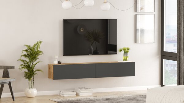 TV stolek/skříňka Freddie 8 (Borovice atlantic + Atracit)