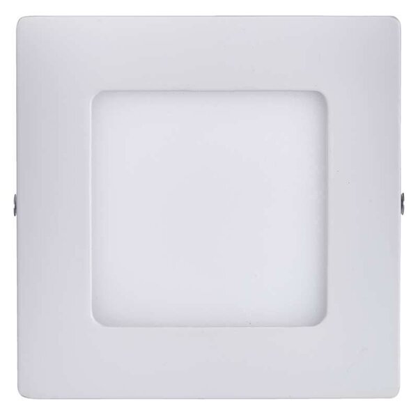Emos lighting LED přisazený panel d. 120 mm, 6W, čtvercový Teplota světla: 3000 K, Barva materiálu: Bílá