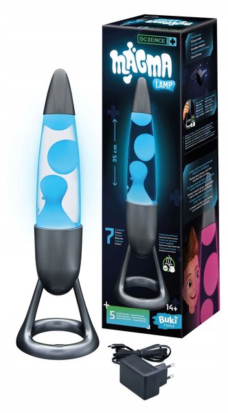 Dekorativní magmatická lampa 7 barev LED pro děti od 14 let Buki