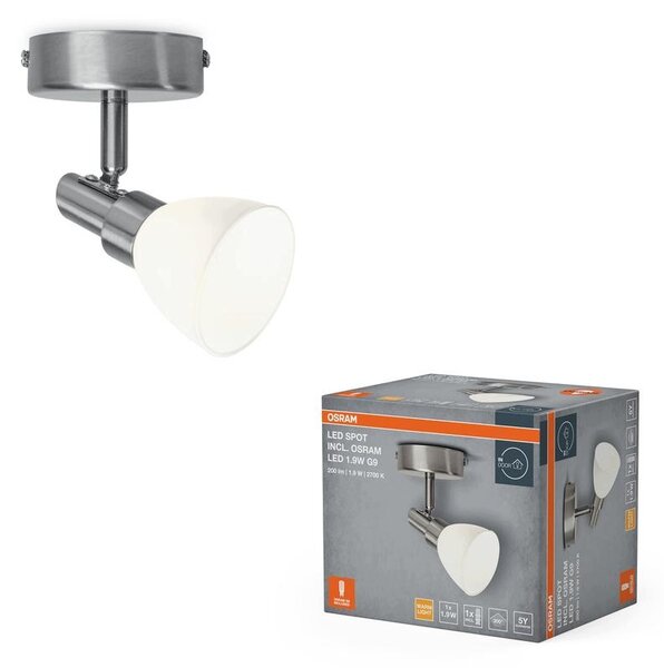 Stropní Svítidlo SPOT TUBA Reflektor Patice G9 1.9W 2700K 200lm Bodové svítidlo Osram