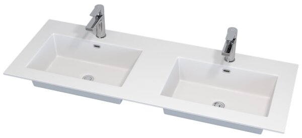 Koupelnová skříňka s umyvadlem HELSINKI 120 cm černá
