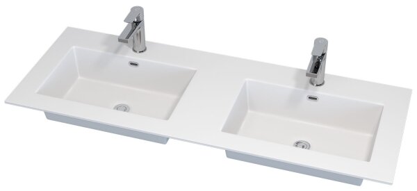 Koupelnová skříňka s umyvadlem HELSINKI 120 cm bílá