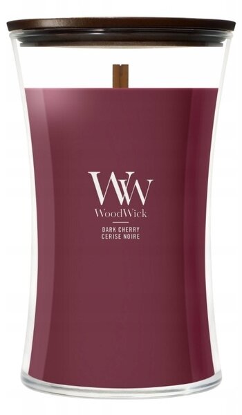 Sójová vonná svíčka Dark Cherry Woodwick 1 ks