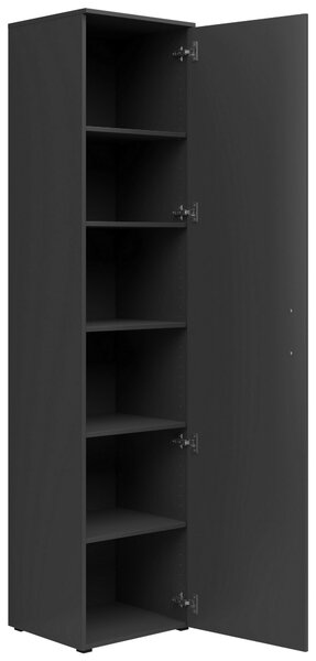 VÍCEÚČELOVÁ SKŘÍŇ, barvy grafitu, 45/195/40 cm Carryhome - Víceúčelové skříně