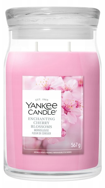 Sójová vonná svíčka Enchanting Cherry Blossom Yankee Candle 1 ks