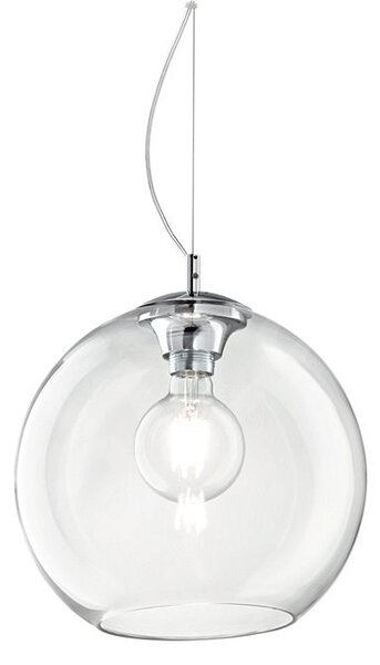 Ideal Lux Závěsné svítidlo NEMO SP1 ø 30 cm Barva: Transparentní