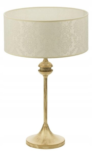 Stolní lampa Jupiter Kašmír béžová, žlutá 60 W