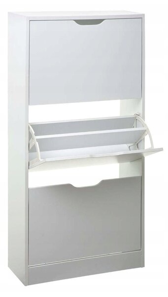 Botník 5five Simply Smart 60 x 119,5 x 23 cm bílá