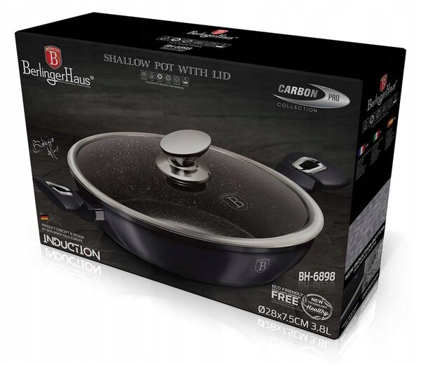 Berlinger Haus Carbon Pro Hrnec těstovin 3,8 l